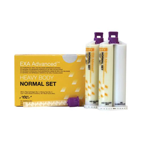 GC 137116 EXA Advanced VPS Material Heavy Body Normal Set 2/Pk 48 mL 137206 GC 137116 EXA Advanced VPS Material Heavy Body Normal Set 2/Pk 48 mL 137206